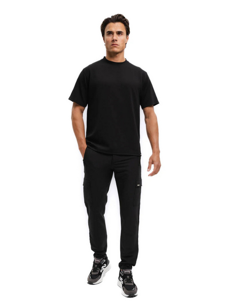 Malelions Malelions Textured T-Shirt - Black