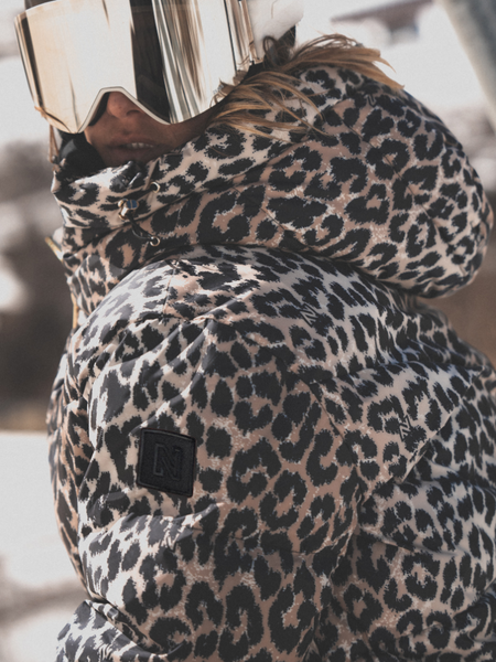 Nikkie Nikkie Newport Leopard Jacket - Hummus