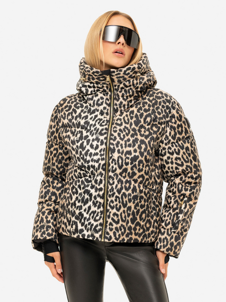 Nikkie Nikkie Newport Leopard Jacket - Hummus Nikkie Newport Leopard Jacket - Hummus