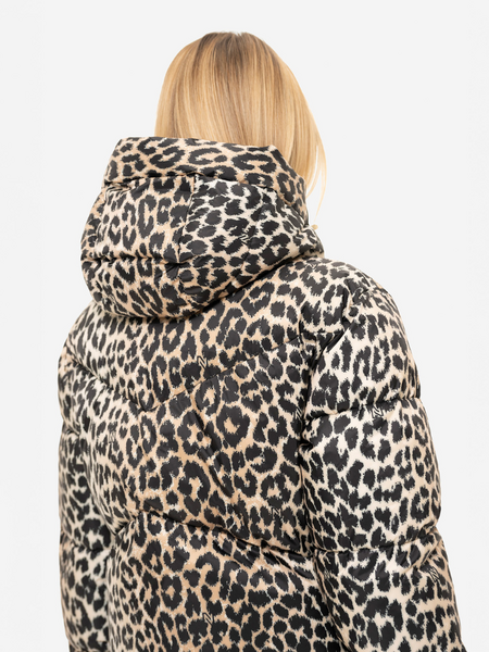 Nikkie Nikkie Newport Leopard Jacket - Hummus