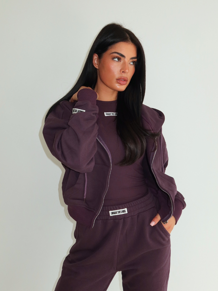 Unique The Label Unique The Label Molly Vest - Deep Berry