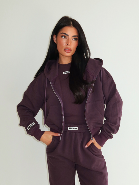 Unique The Label Unique The Label Molly Vest - Deep Berry