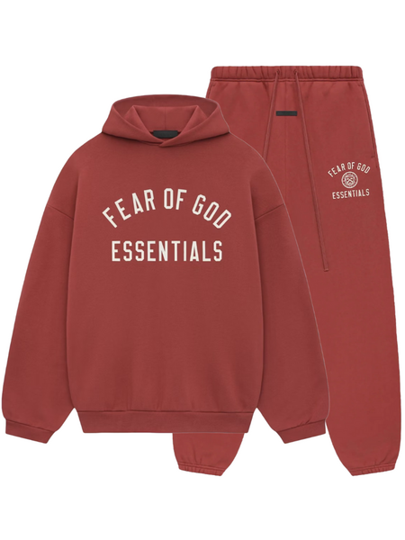 Fear of God Fear of God Essentials Fleece Combi Set - Crimson Fear of God Essentials Fleece Combi Set - Crimson