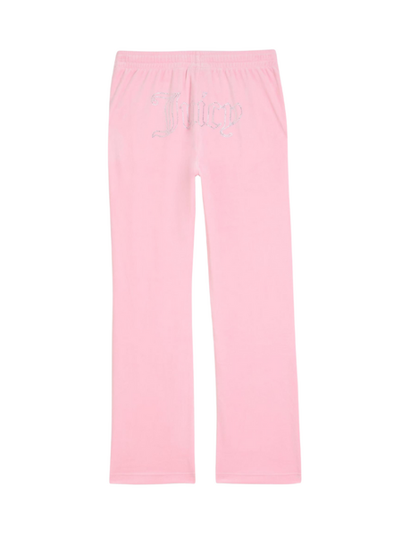 Juicy Couture Juicy Couture Tina Outline Trackpant with Diamante - Juicy Pink