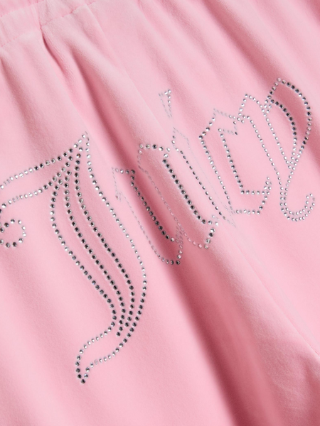 Juicy Couture Juicy Couture Tina Outline Trackpant with Diamante - Juicy Pink