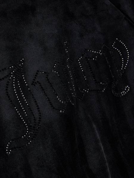 Juicy Couture Juicy Couture Madison Outline Hoodie with Diamante - Black