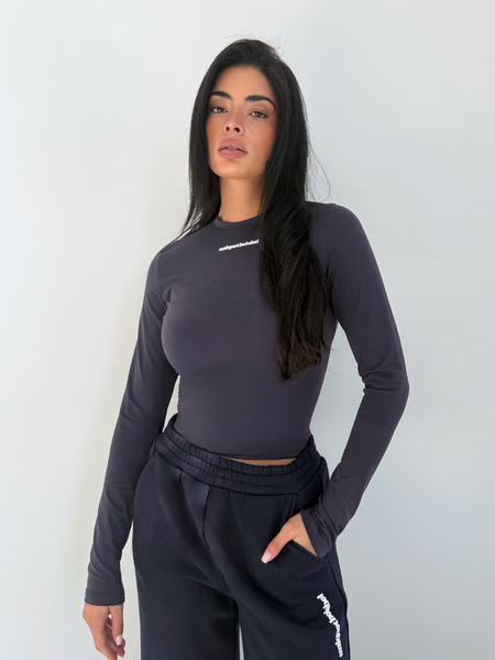 Unique The Label Unique The Label Robyn Long Sleeve - Deep Dark Navy Unique The Label Robyn Long Sleeve - Deep Dark Navy