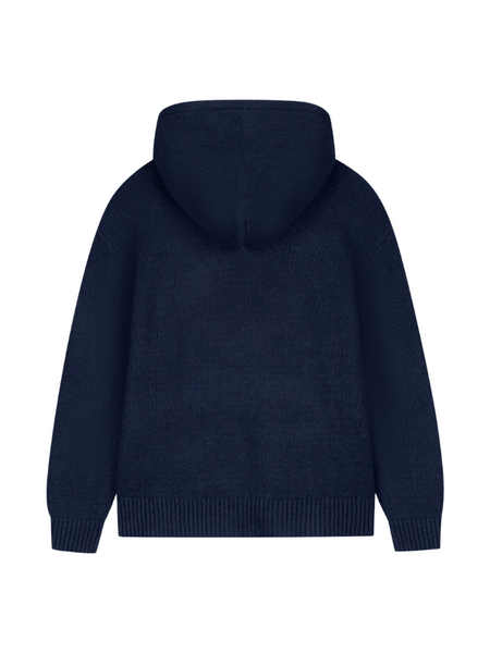 JorCustom Signature Knitwear Hoodie - Navy JorCustom JorCustom Signature Knitwear Hoodie - Navy