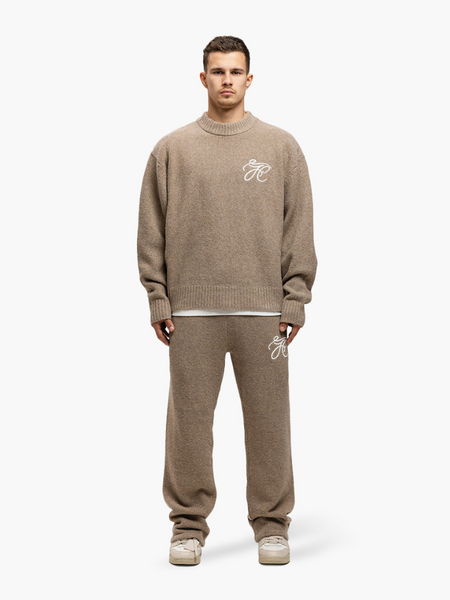 JorCustom Siganture Knitwear Sweater - Brown JorCustom JorCustom Siganture Knitwear Sweater - Brown