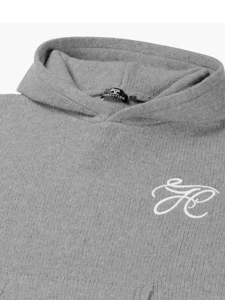JorCustom Signature Knitwear Hoodie - Grijs JorCustom JorCustom Signature Knitwear Hoodie - Grijs