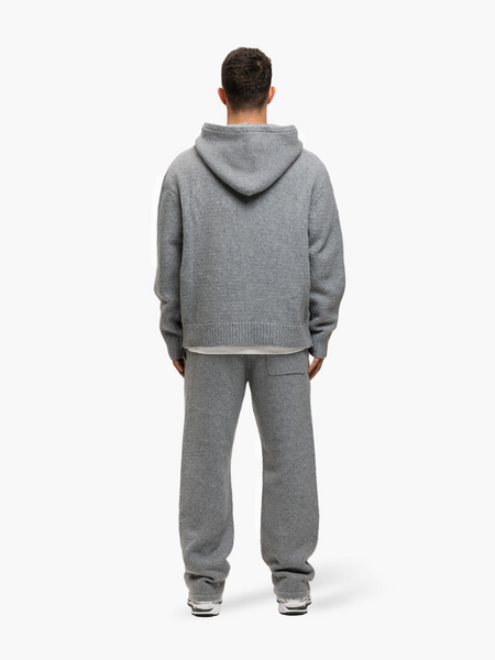 JorCustom Signature Knitwear Hoodie - Grijs JorCustom JorCustom Signature Knitwear Hoodie - Grijs