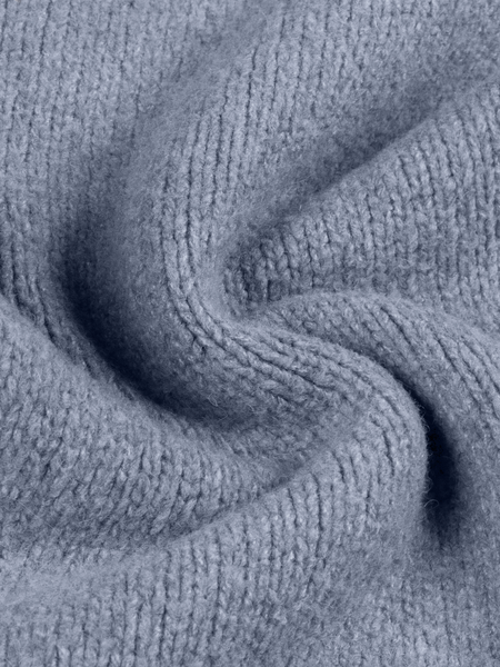 JorCustom Penned Knitwear Hoodie - Blue JorCustom JorCustom Penned Knitwear Hoodie - Blue