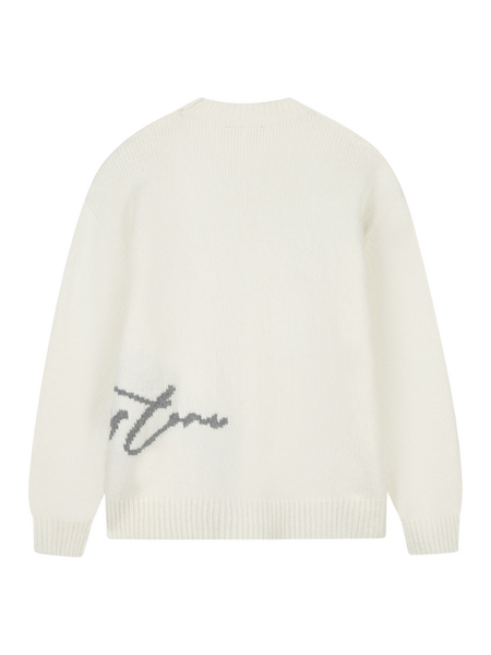 JorCustom JorCustom Penned Knitwear Sweater - Off White
