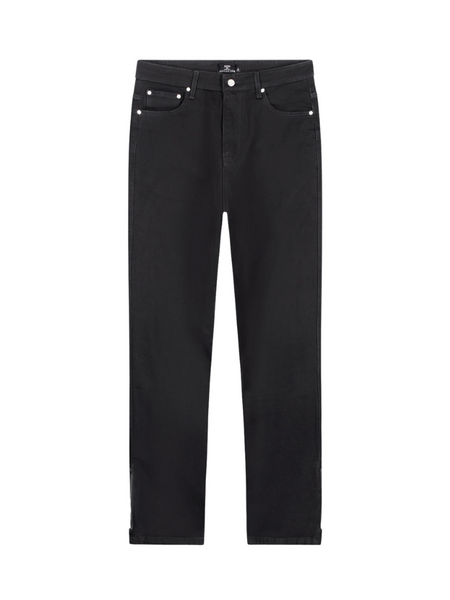 JorCustom JorCustom Zipped Hem Denim Straight Fit - Black JorCustom Zipped Hem Denim Straight Fit - Black