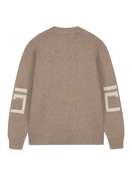 JorCustom JorCustom Splitted Knitwear Sweater - Brown