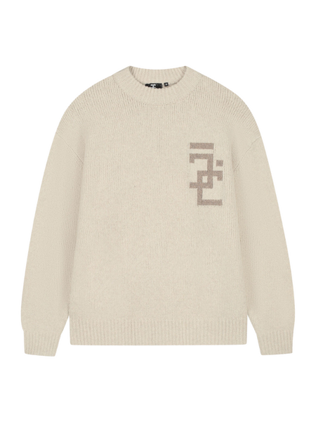JorCustom JorCustom Splitted Knitwear Sweater - Sand JorCustom Splitted Knitwear Sweater - Sand