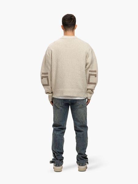JorCustom JorCustom Splitted Knitwear Sweater - Sand