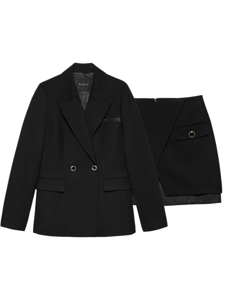 Nikkie Nikkie Oakland Blazer combi Set - Black