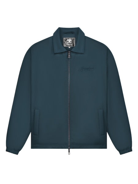 JorCustom JorCustom Handscript Padded Coach Jacket - Blue JorCustom Handscript Padded Coach Jacket - Blue