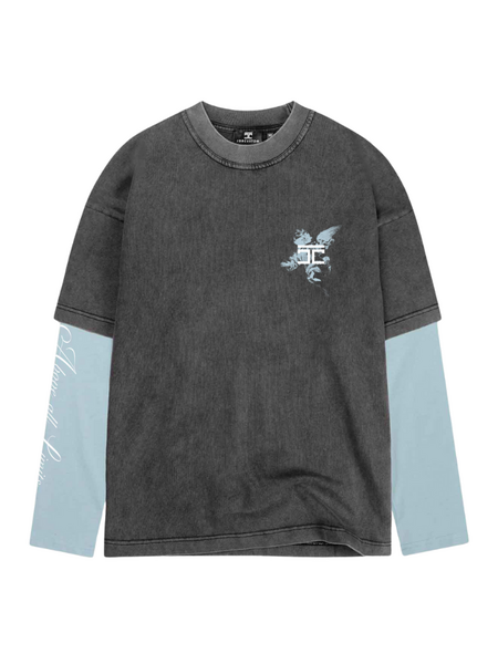 JorCustom JorCustom Above All Limits Double Layered Long - Acid-Blue