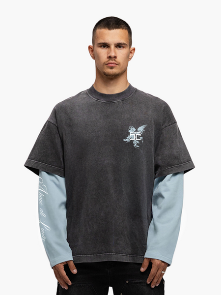 JorCustom JorCustom Above All Limits Double Layered Long - Acid-Blue