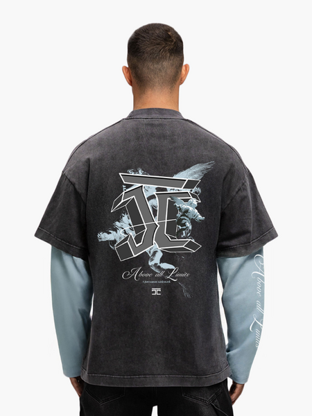 JorCustom JorCustom Above All Limits Double Layered Long - Acid-Blue