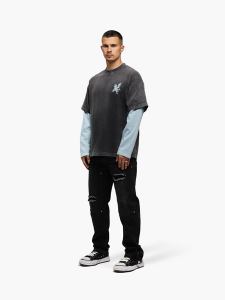 JorCustom JorCustom Above All Limits Double Layered Long - Acid-Blue