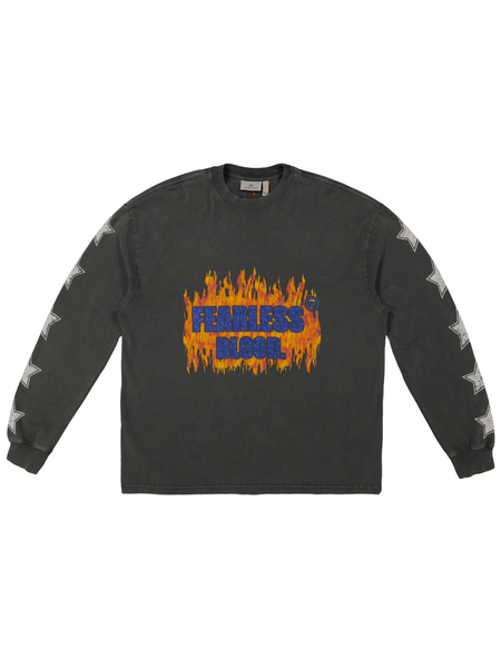 Fearless Blood Fearless Blood Heartless Longsleeve - Deep Black Fearless Blood Heartless Longsleeve - Deep Black