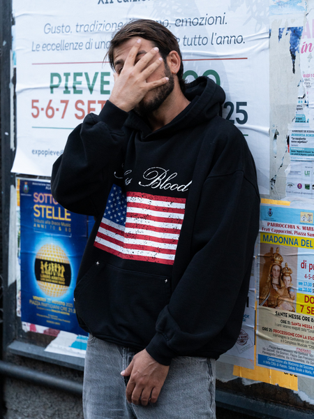 Fearless Blood Justin Hoodie - Deep Black Fearless Blood Fearless Blood Justin Hoodie - Deep Black