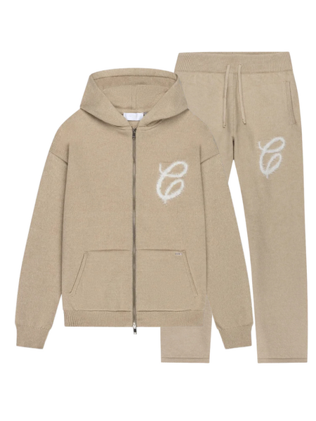 Croyez Croyez Fluffy Essence Knit Combi-set - Sand Croyez Fluffy Essence Knit Combi-set - Sand