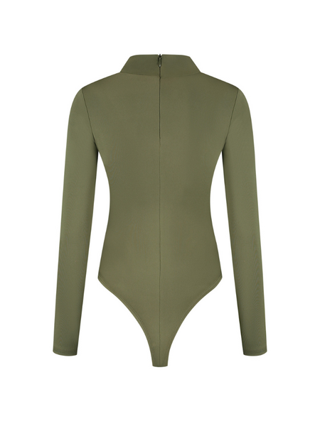 Malelions Malelions Women Signature Bodysuit - Army Green
