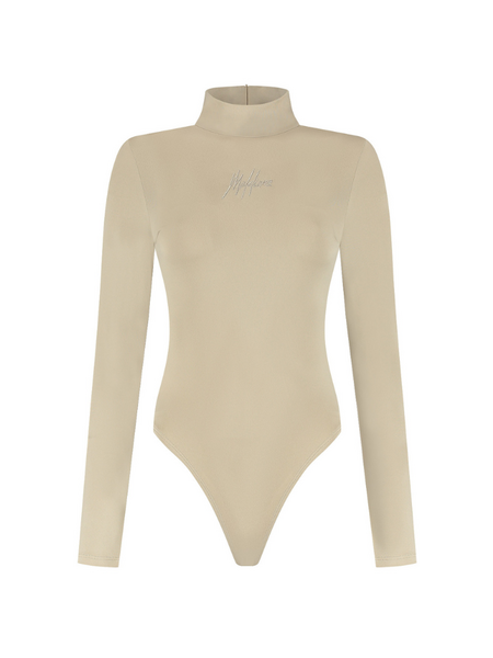 Malelions Women Signature Bodysuit - Taupe