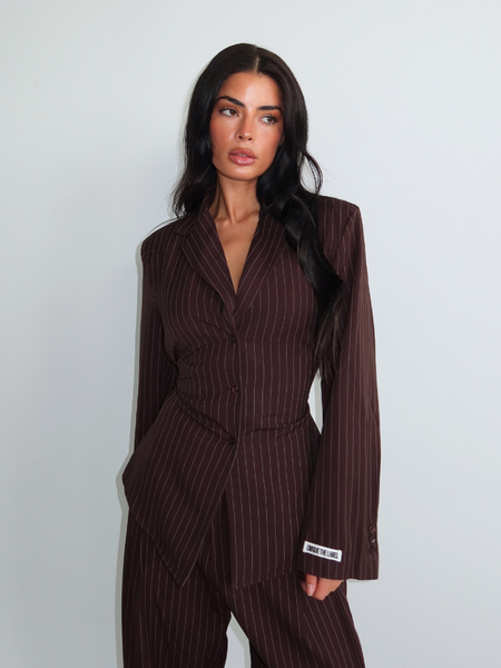 Unique The Label Unique The Label Rosie Blouse - PS Chocolate