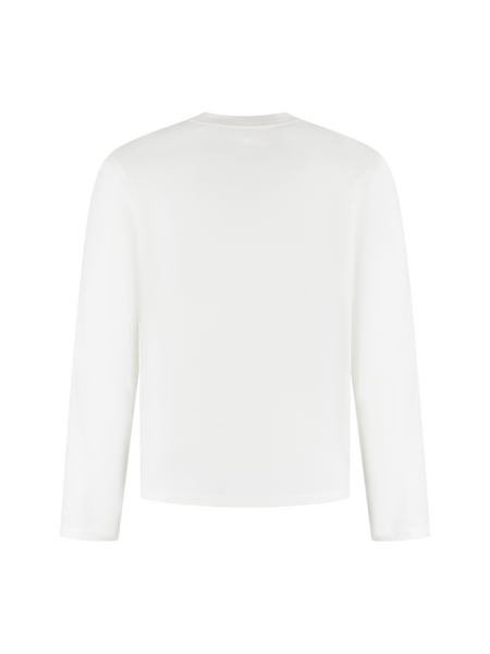 Pure Path Pure Path Emblem Longsleeve T-Shirt - Off White