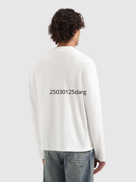 Pure Path Pure Path Emblem Longsleeve T-Shirt - Off White
