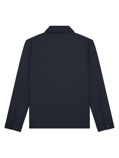 Malelions Textured Zip Overshirt - Navy Malelions Malelions Textured Zip Overshirt - Navy