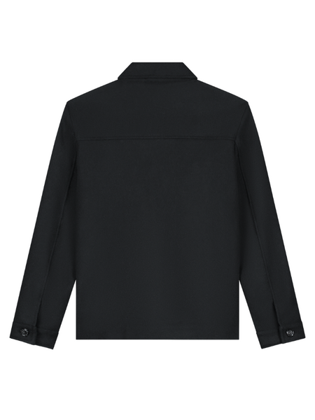 Malelions Wool Shacket - Black Malelions Malelions Wool Shacket - Black