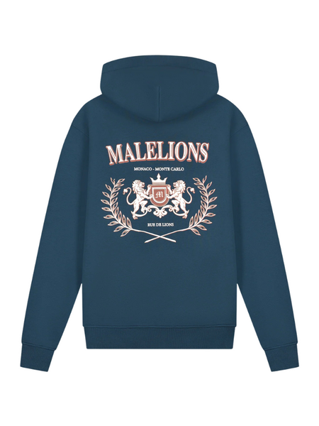 Malelions Malelions Monaco Hoodie - Blue Slate Malelions Monaco Hoodie - Blue Slate