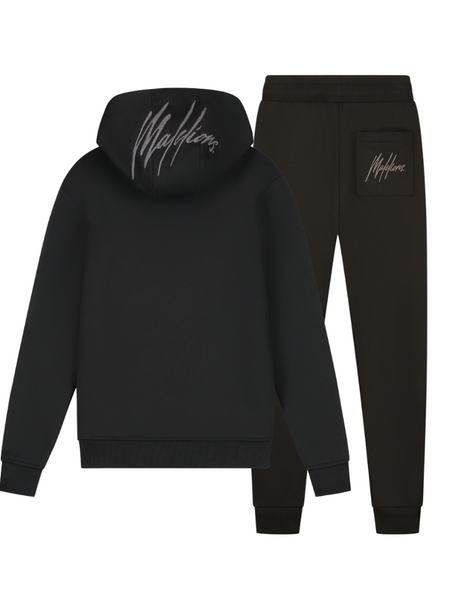 Malelions Kids Essentials Tracksuit - Black/Antra Malelions Malelions Kids Essentials Tracksuit - Black/Antra