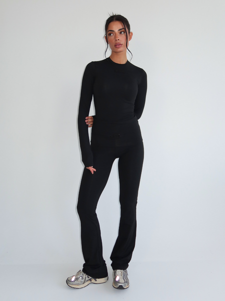 Unique The Label Unique The Label Noelle Pants - Deep Black Unique The Label Noelle Pants - Deep Black