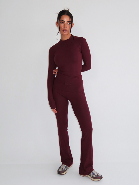 Unique The Label Unique The Label Noelle Pants - Deep Cherry Unique The Label Noelle Pants - Deep Cherry