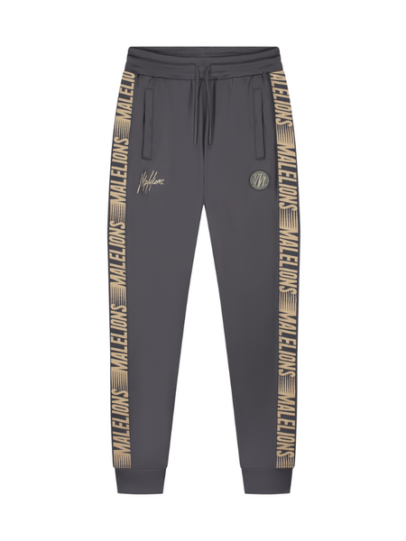 Malelions Malelions Sport Warming Up Tracksuit - Antra/Gold