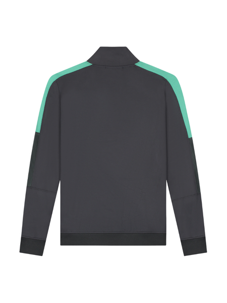 Malelions Sport Transfer Quarter Zip Tracksuit - Antra/Turquoise Malelions Malelions Sport Transfer Quarter Zip Tracksuit - Antra/Turquoise