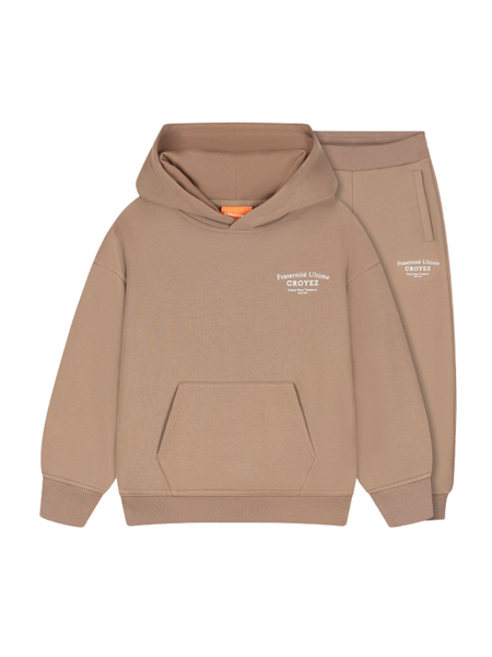 Croyez Croyez Mini Fraternite Tracksuit - Brown
