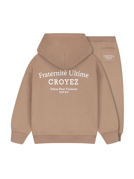Croyez Croyez Mini Fraternite Tracksuit - Brown