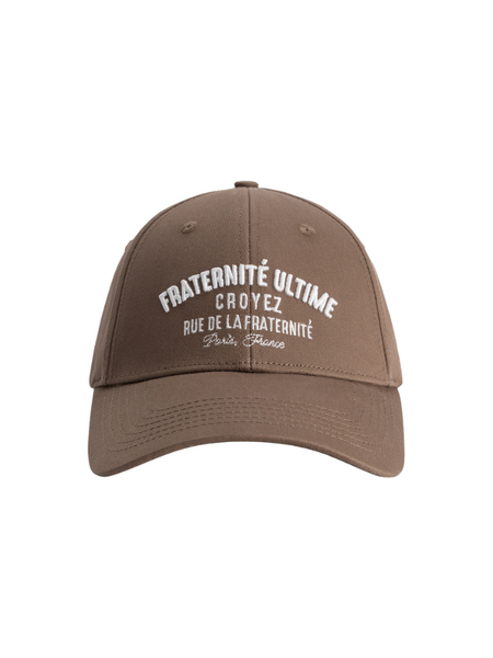 Croyez Croyez Fraternite Cap - Brown