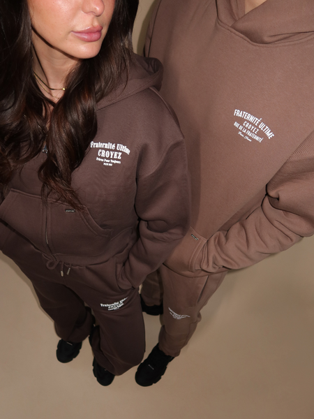 Croyez Croyez Fraternite Tracksuit - Brown