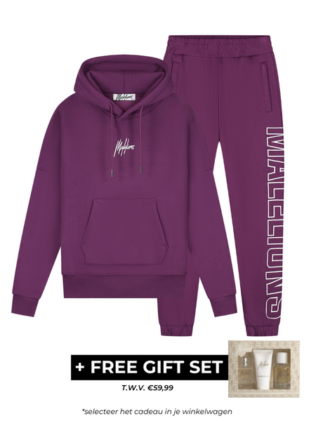 Malelions Women Kylie Tracksuit - Aubergine