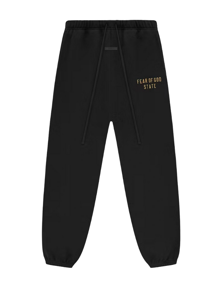 Fear of God State Essentials Fleece Sweatpan - Black - Eddy's