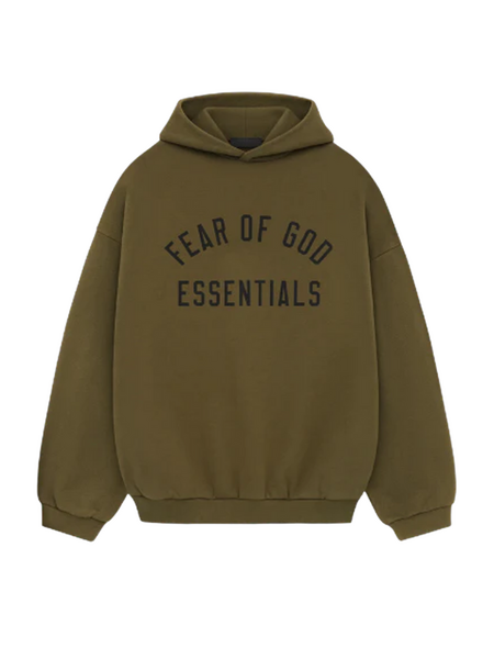 Fear of God Fear of God Essentials Hoodie - Olive Fear of God Essentials Hoodie - Olive